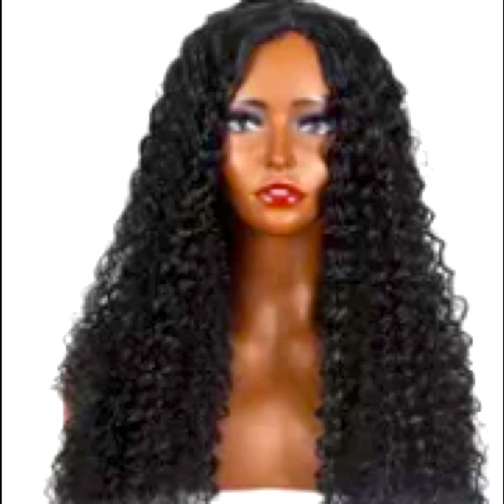 Curly wig. New in bag. Brazilian hair